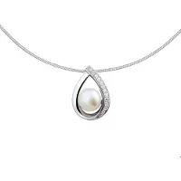 Trendjuwelier huiscollectie 1326657 Zilveren Ketting Parel En Zirkonia 1,5 mm 42 + 3 cm