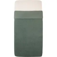 Witlof for kids Ledikantdeken Tuck-Inn Forest Green Velvet Rib 60 x 120 cm