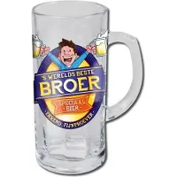 Paper Dreams Bierpul - Broer | Bier cadeau (transparant)