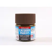 Tamiya Hobbyverf Enamel verf - LP-57 Red Brown 2 - Matt - Lacquer Paint - Verf potje - 10 ml