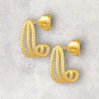 Cala Rose Oorbellen 'NIKA' goud