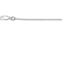 The Jewelry Collection collier gourmette 4-zijdes geslepen 1,4 mm - 36cm