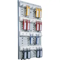 Sans marque DURABLE Key Board 24, grijs, kunststof, 275x400 x 365 mm, 0, 6 kg Kunststof