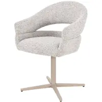 LivingFurn Eetkamerstoel Jade Beige - eetkamerstoelen set van 2