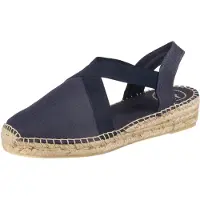 Toni pons Espadrilles 'Verona' beige / donkerblauw