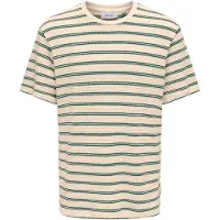 Only & Sons Sian Regular Striped SS Shirt Heren - Maat L