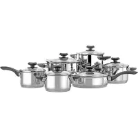 Nois Veneto roestvrijstalen koffieset voor 12 personen, model