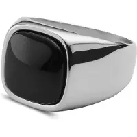 Lucleon Len Zilverkleurige Gravel Ring