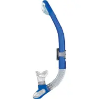 Mares Ergo Dry Diving Snorkel Blauw
