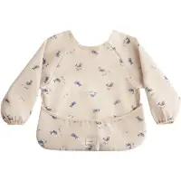 Mushie Slabbetje Long Sleeve Whales