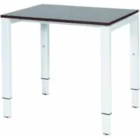 Schaffenburg Verstelbaar Bureau - Domino 80x60 logan - wit frame
