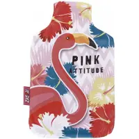 Arditex warmtekruiken flamingo 2 liter polyester roze