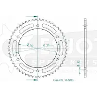 Esjot 15063 428 Achtertandwiel