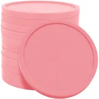Combicraft Blanco munten / Consumptiemunten Baby roze - Ø29mm - 500 stuks