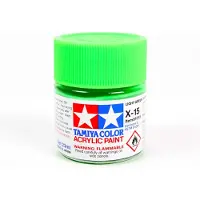 Tamiya Hobbyverf Acrylverf - X-15 Light Green - Gloss - Acryl - 23ml Verf potje - 23 ml