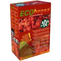 Ecobrasa BBQ Kokosbriketten - 10kg - BBQ blokjes - 1 x 10kg