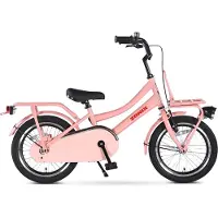 Zonix Meisjesfiets 16 Inch Pastel Roze Kinderfiets Transport Voor Meisjes Van 4 Tm 6 Jaar Geschikt Voor Kledingmaat 100-115