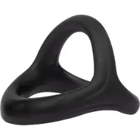 Rimba - Siliconen 3-Ring - Zwart