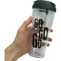 Power Escorts Herbruikbare Sport Beker 500ml Hard Plastic GO GO GO 1 Stuk