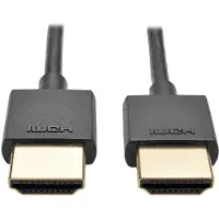 Eaton P569-003-SLIM HDMI kabel HDMI Type A (Standaard) Zwart