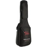 Fame E-gitaar Gigbag Deluxe zwart/rood Logo - Tas voor elektrische gitaren