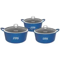 Winning Star 3-delige Gietaluminium Anti-aanbak Soeppannenset