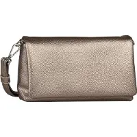 Tom Tailor - TTXIA handtas met overslag - Maat ONESIZE - metallic taupe