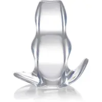 XR Brands Clear View - Holle Anale Plug - Groot clear