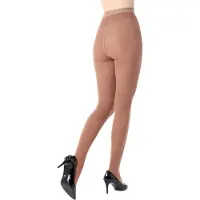 Bellivalini Dames Panty - 100 DEN - Medium gloss - Katoen - BLV-GI-1114 - Beige - S