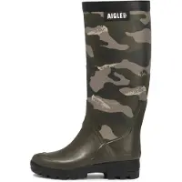 Aigle Regenlaarzen 'Benyl' kaki / olijfgroen / spar