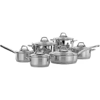 Nois Pierro - Pannenset - 12 delig - Roestvrij Staal - Ergonomische Handgrepen