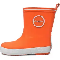 Druppies Regenlaarzen Kinderen - Oranje Rubber Laarzen - Meisjes - Jongens - Fashion Boot - Maat 30