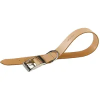 Ferplast hondenhalsband Natural 61-69 x 4 cm kunstleer bruin