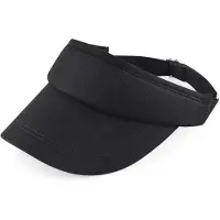 Beechfield Sports Visor Zwart