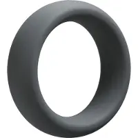 Doc Johnson - Siliconen Cockring Slate - 45 mm