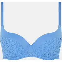 Chantelle Co Bra Tshirt Covering Antoinette Blue Maat: E70 | Bustiers Outlet | Dames | Blauw