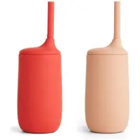 Liewood - Tuitbeker Dylan (set van 2) - Apple Red/Tuscany Rose