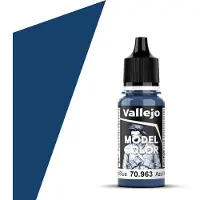 Vallejo Hobbyverf Acrylverf - 70963 Model Color Medium Blue - Acryl Verf flesje - 17 ml
