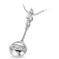 Orphelia Dames 925 Sterling Zilveren Ketting met Hanger - Zilver ZH-4743