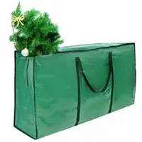 Intirilife Multifunctionele Kerstboom opslag dekzeil kerstboom draagtas in het groen - 135 x 34 x 68 cm - Maakt het vervoeren en opbergen van kerstbomen en nog veel meer gemakkelijk