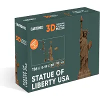 Cartonic - vrijheidsbeeld - 3D puzzel- puzzel- 3D- Kinderen- Volwassen- Ecologisch