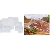 Papstar Vacuümzak, Afmetingen: (B)300 x (H)400 mm, Verpakking van voedingsmiddelen, Transparant