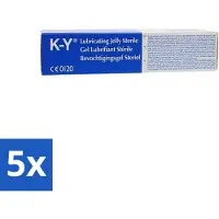 K-Y 5 x - Bevochtigingsgel - Waterbasis Glijmiddel - Hydraterend & Verzachtend - 82 g - Voordeelverpakking - 5 stuks