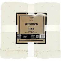 Domarex Narzuta Rita 200x220 cm Kremowa Pikowana z Falbaną