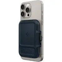 Spigen Lock Fit MagSafe Kaarthouder Wallet Zwart