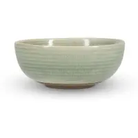 Salt & pepper Kom Cameo Green / Dark Brown 16,5 cm (Set van 4)