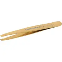 Tweezerman Ultra Precision Slant Tweezer Schuine Pincet, Goud Pincet 1 st
