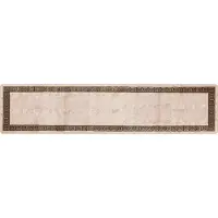 vidaXL Tapijt Runner MARSA Zwart 80 x 350 cm Polyester en PVC