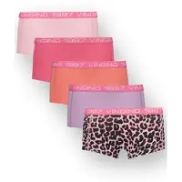 Vingino short - lila/roze/multicolor (set van 5) Slip Paars Meisjes Stretchkatoen - maat 122/128