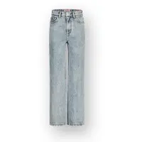 Vingino Wide leg Jeans Cato Heart Meisje Blauw 152